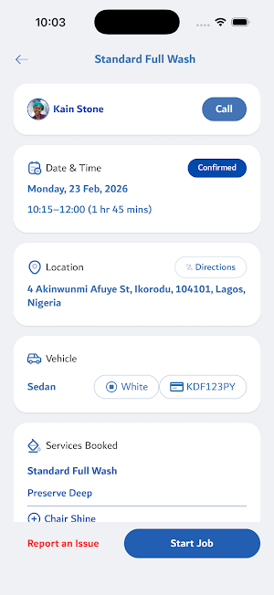 Luxx Washer App Screenshot 2