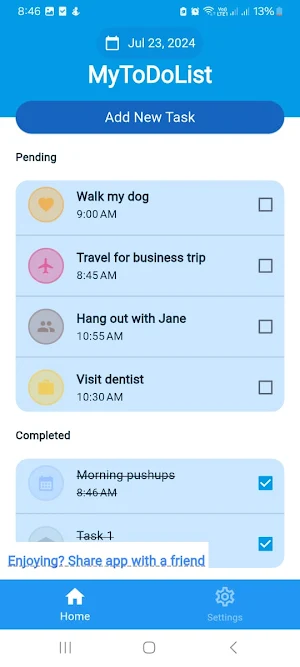 MyToDo Screenshot 2