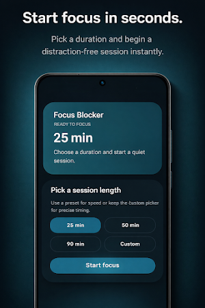 Focus Blocker: App Blocker Screenshot 1