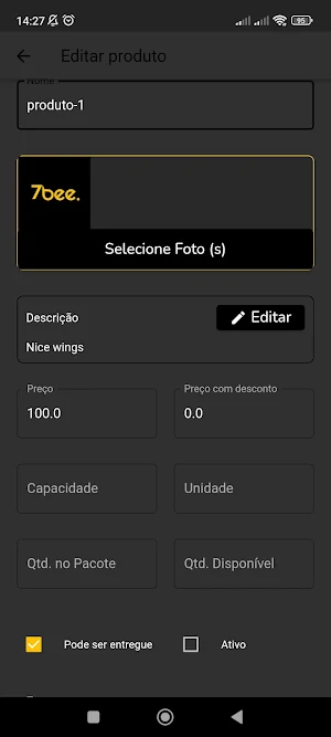 7Bee para Parceiros Screenshot 2