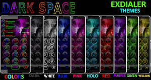 THEME SPACE 2 DARK EXDIALER Screenshot 1