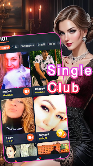 SingleClub: Live Video Call Screenshot 0