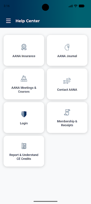 AANA App Screenshot 2