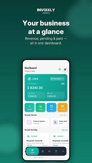 Invoixly – Invoice Maker & PDF Screenshot 0