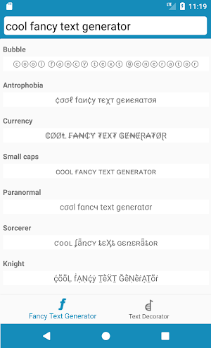 Cool Fonts - Font Generator & Font Changer Screenshot 0