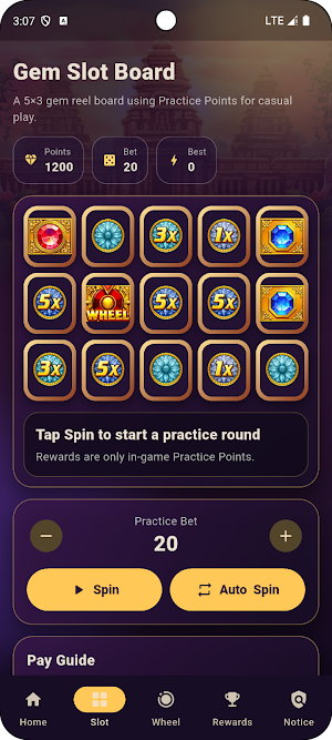Gems Reels Slot Screenshot 1