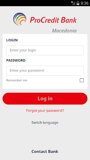 ProCredit Mobile Banking Macedonia Screenshot 0