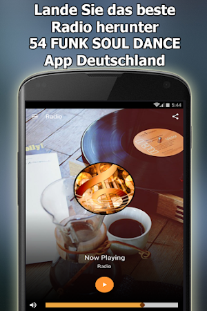 Radio 54 FUNK SOUL DANCE Online Deutschland Screenshot 1
