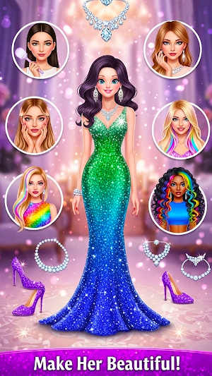 Princess Hair Salon & Dress Up Screenshot 2