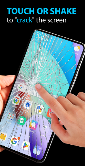 Broken Screen Wallpaper Prank Screenshot 2