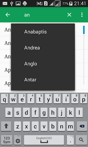 Kamus Indonesia Arab Offline Screenshot 1