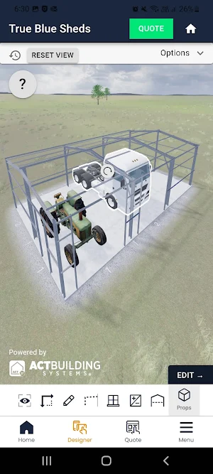 True Blue Sheds, Shed Designer Screenshot 3