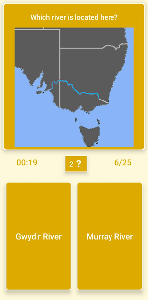 Australia Map - Geography Quiz Screenshot 3