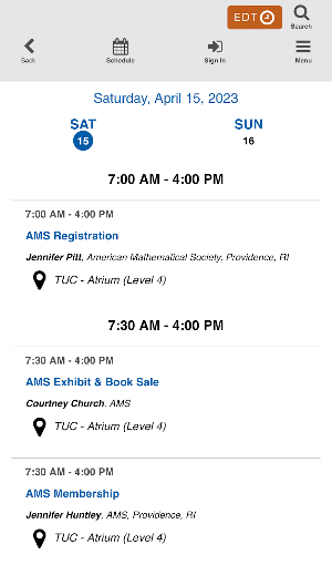 AMS Spring Central 2023 Screenshot 3