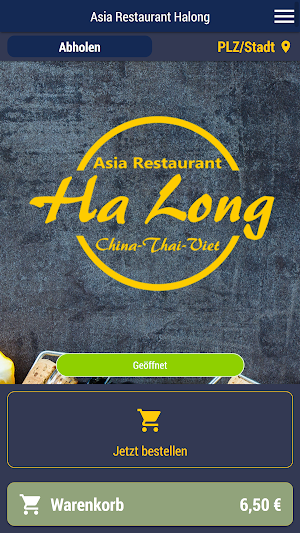 Asia Restaurant Halong Screenshot 0