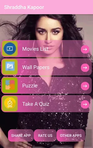 Shraddha Kapoor-Movies,Puzzle Screenshot 0