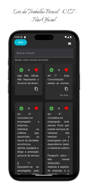 Leis do Trabalho Brasil Screenshot 0