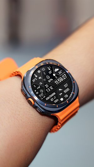 N-SPORT724 Digital Watch Face Screenshot 0