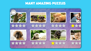 Dogs & Cats Puzzles for kids & toddlers 2 🐱🐩 Screenshot 1