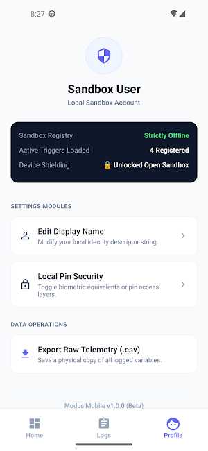 Modus: Private Mood Tracker Screenshot 2