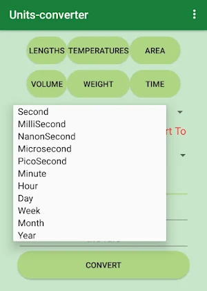 all units converter-convert Screenshot 2