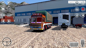 Indian Truck Cargo Driving Simulator 2021 Screenshot 2
