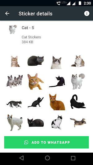 Cat Stickers for WAStickerApps Screenshot 3