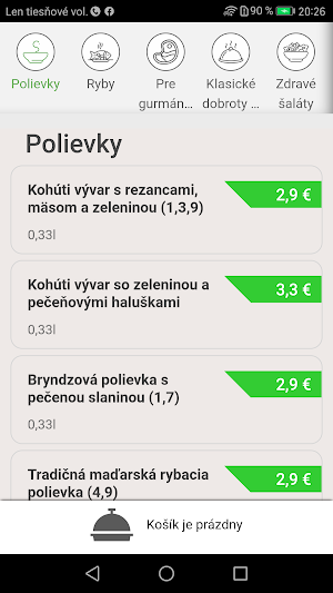 Reštaurácia SK HU Étterem Screenshot 2