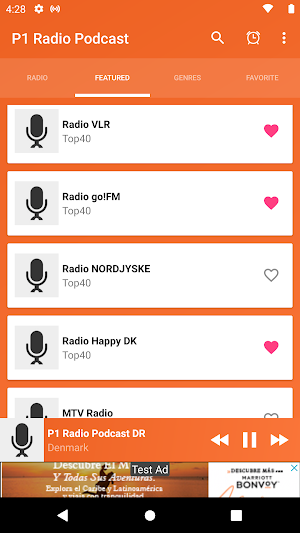P1 radio podcast dr App Screenshot 1
