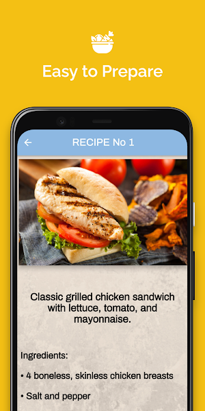 GRILLED CHICKEN SANDWICHES Screenshot 2
