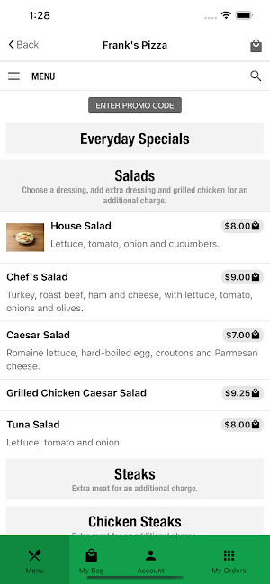 Frank's Pizza Screenshot 2