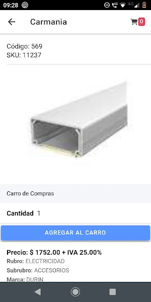 Carmania Importador Ferretería Bazar Screenshot 2