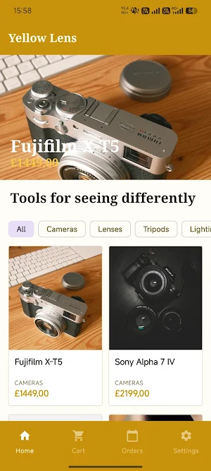Yellow Lens Screenshot 3
