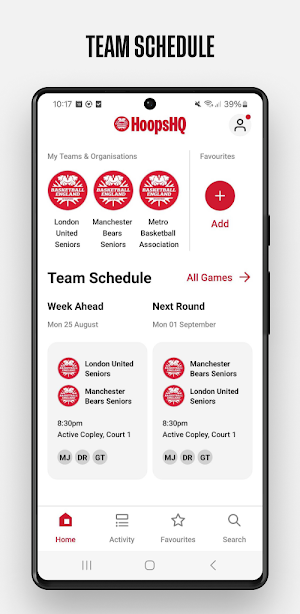 HoopsHQ Screenshot 1
