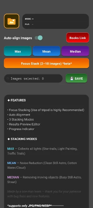 Photo Stacker Screenshot 0