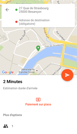 Taxi Radio Besançon Screenshot 1