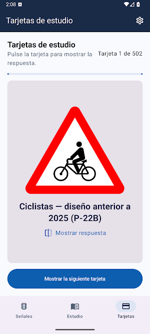Señales Tráfico España Screenshot 2