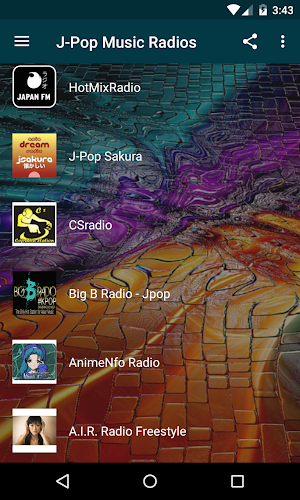 J-Pop Music Radios - Live Japanese Pop Screenshot 1