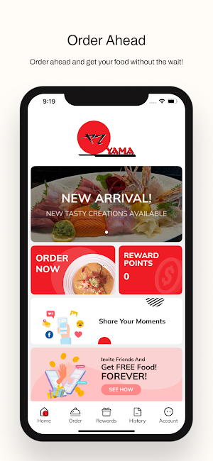 Yama Sushi & Grill Screenshot 0