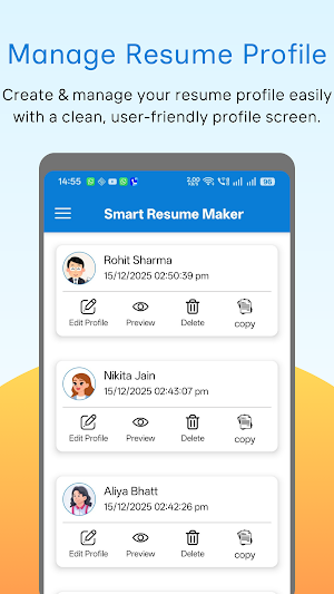 Smart Resume Maker: CV Builder Screenshot 1
