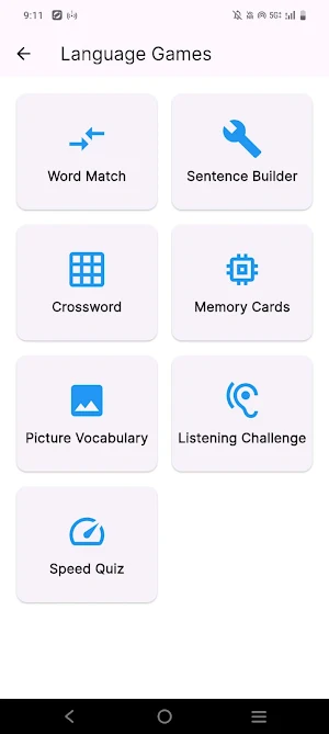 AI Language Learning App Screenshot 1