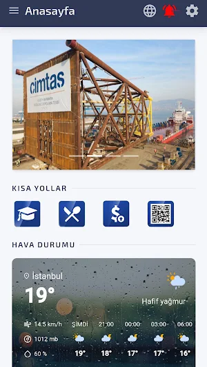 My Çimtaş Portal Screenshot 1