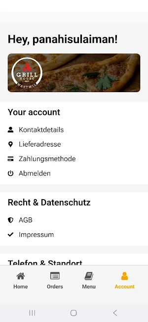 Grill House Wattwil Screenshot 1