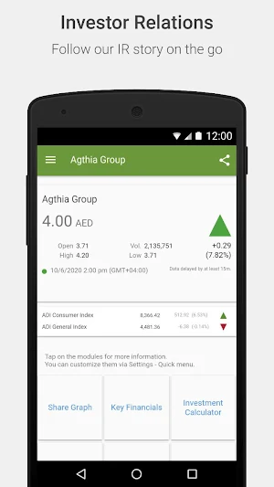 Agthia Investor Relations Screenshot 0