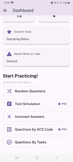 Part 107 Practice Test Screenshot 1