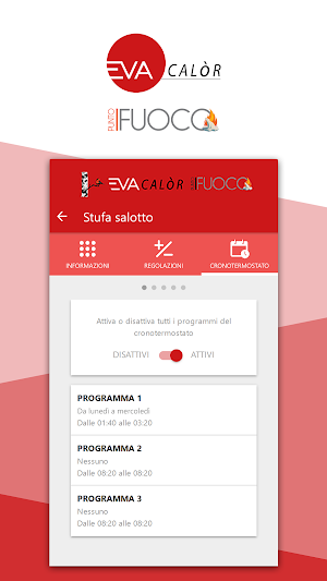 EvaCalor - PuntoFuoco Screenshot 2