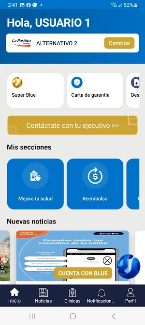 Blue Screenshot 1