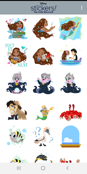 The Little Mermaid Stickers Screenshot 1