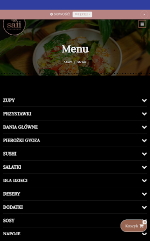 Saii Restauracja Screenshot 2