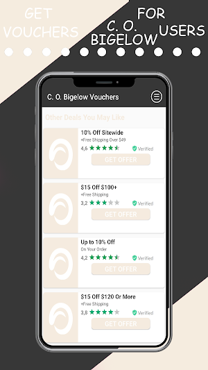 Vouchers for CO Bigelow users Screenshot 2